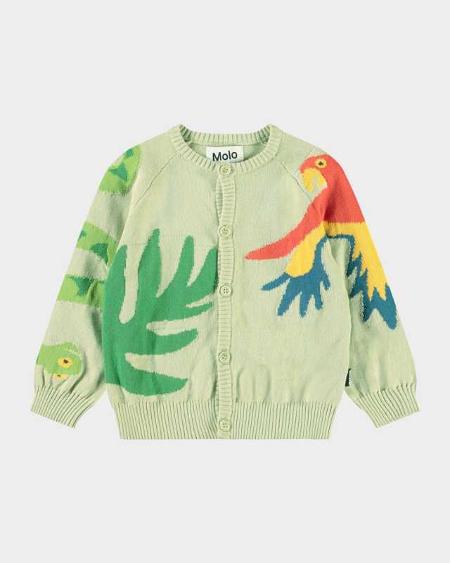 Boy's Brody Knit Intarsia Pullover Cardigan, Size 3M-